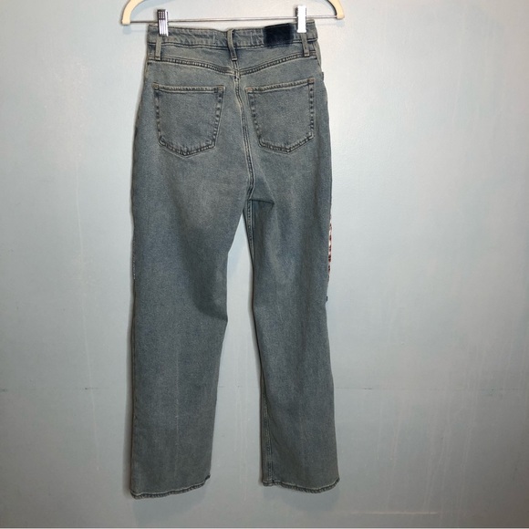 Hollister Jeans 44 Hollister Ultra Highrise Patch Work Dad Jeans 26